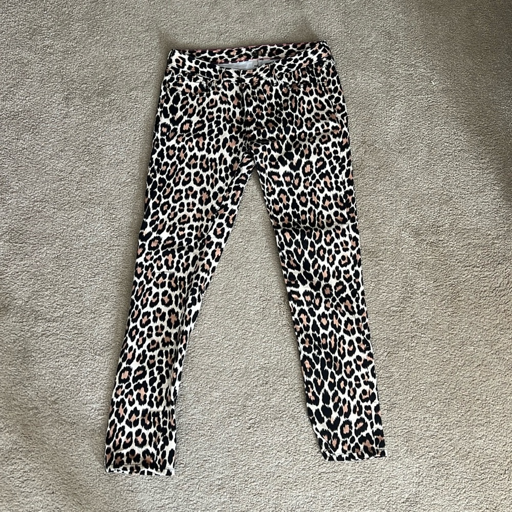 Kate Spade Leopard Denim Pants